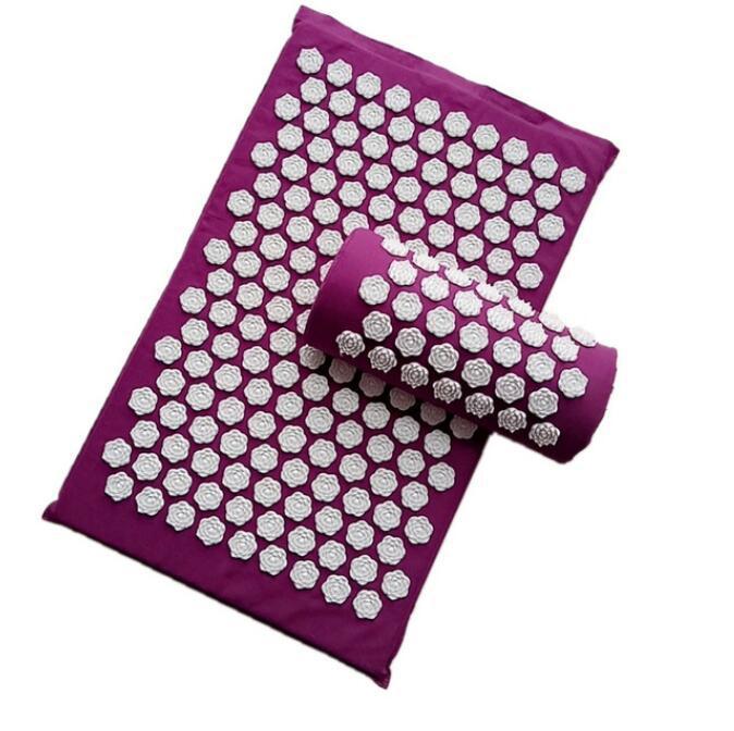 Cojín de acupuntura para yoga, cojín de masaje y almohada
