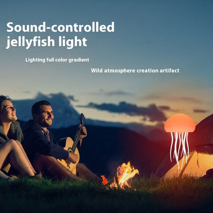 Lámpara de ambiente de medusas, luz LED nocturna de medusas, lámpara portátil de medusas, decoración de medusas, lámpara de mesa inteligente para mesita de noche.