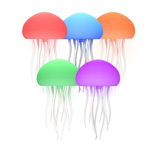 Lámpara de ambiente de medusas, luz LED nocturna de medusas, lámpara portátil de medusas, decoración de medusas, lámpara de mesa inteligente para mesita de noche.